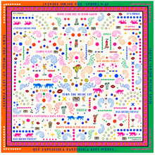Load image into Gallery viewer, "It's Party Time" Silk Scarf