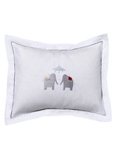 Load image into Gallery viewer, Baby Boudoir Pillow Cover - Umbrella Elephants