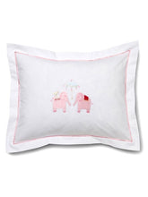 Load image into Gallery viewer, Baby Boudoir Pillow Cover - Umbrella Elephants