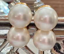 Load image into Gallery viewer, KJL Double Pearl Drop Earrings – Kenneth Jay Lane Style

