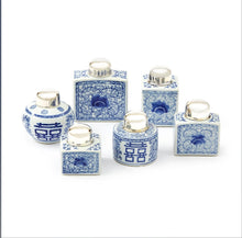 Load image into Gallery viewer, 5/6 Canton Collection Tea Jars
