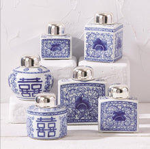 Load image into Gallery viewer, 5/6 Canton Collection Tea Jars
