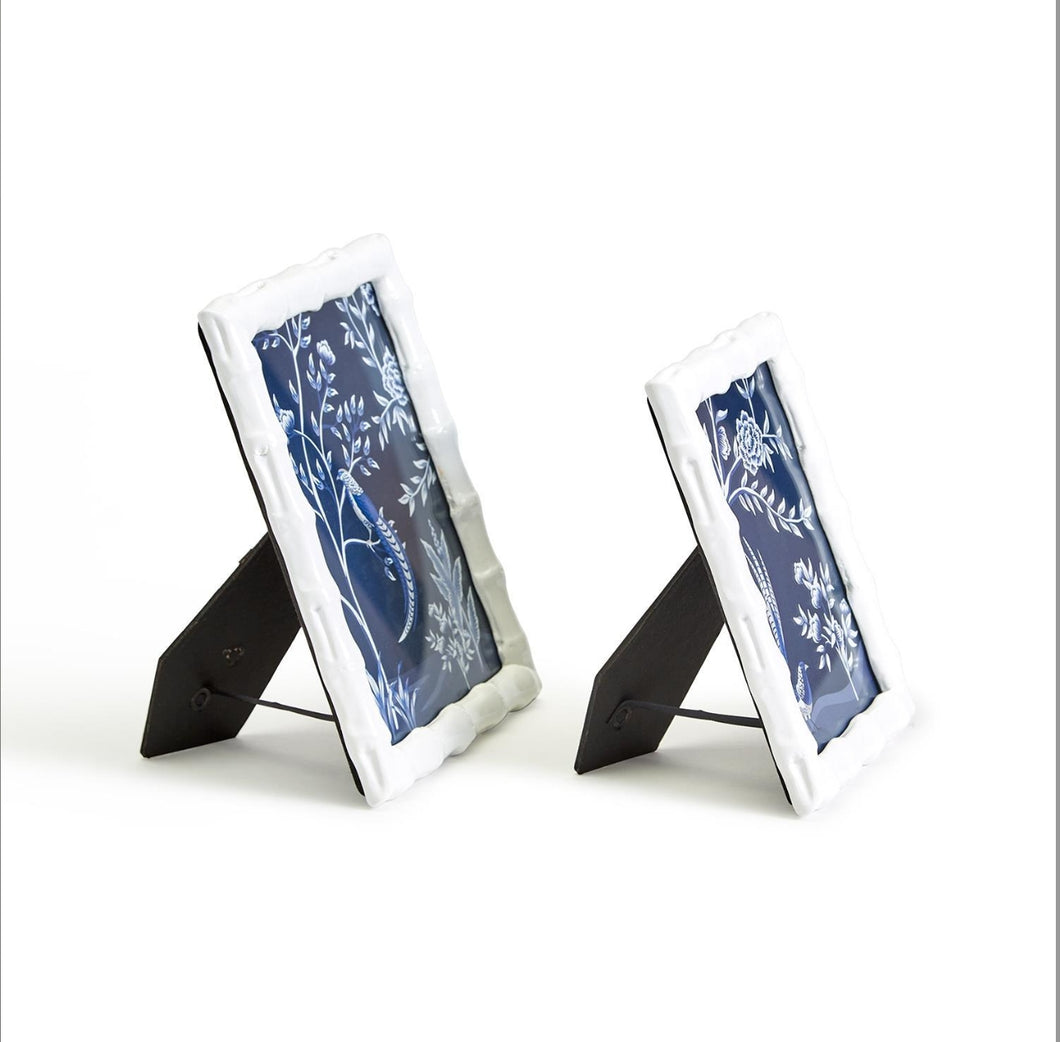 Aviary S/2 High Gloss Faux Bamboo Photo Frame