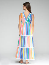 Load image into Gallery viewer, DRESS GADEA RAYAS COLORES VOILE
