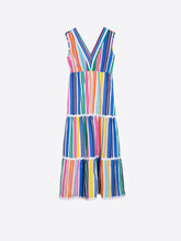 Load image into Gallery viewer, DRESS GADEA RAYAS COLORES VOILE
