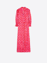 Load image into Gallery viewer, DRESS MANDY ROJO ROSA GEOMETRICO

