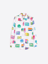 Load image into Gallery viewer, SHIRT MAFALDA SARDINAS SEDA PRINT

