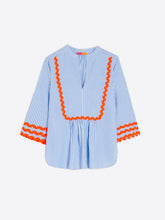 Load image into Gallery viewer, SHIRT VALERIE 500 RAYAS AZUL
