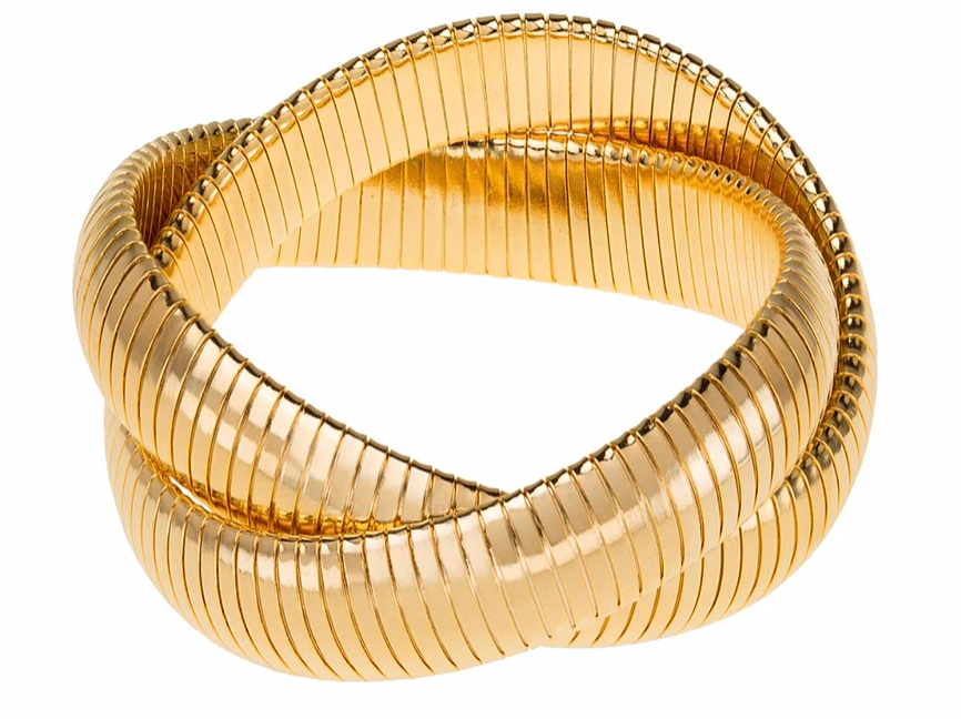 Double Stack Gold Bracelet