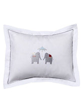 Load image into Gallery viewer, Baby Boudoir Pillow Cover - Umbrella Elephants
