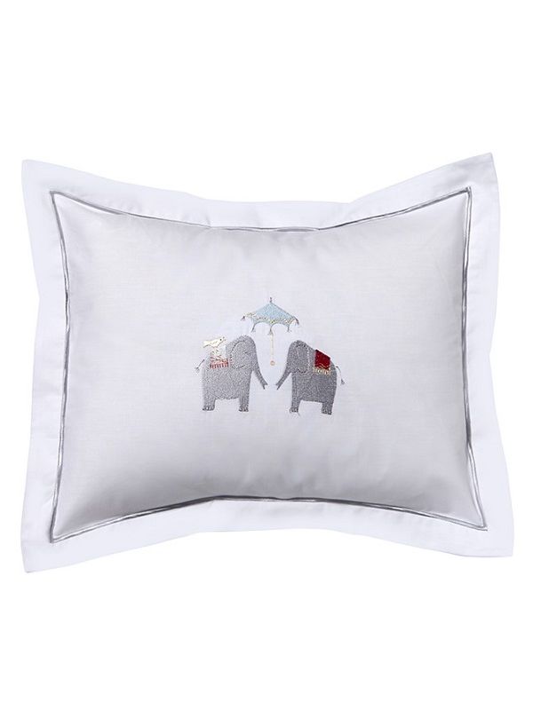 Baby Boudoir Pillow Cover - Umbrella Elephants