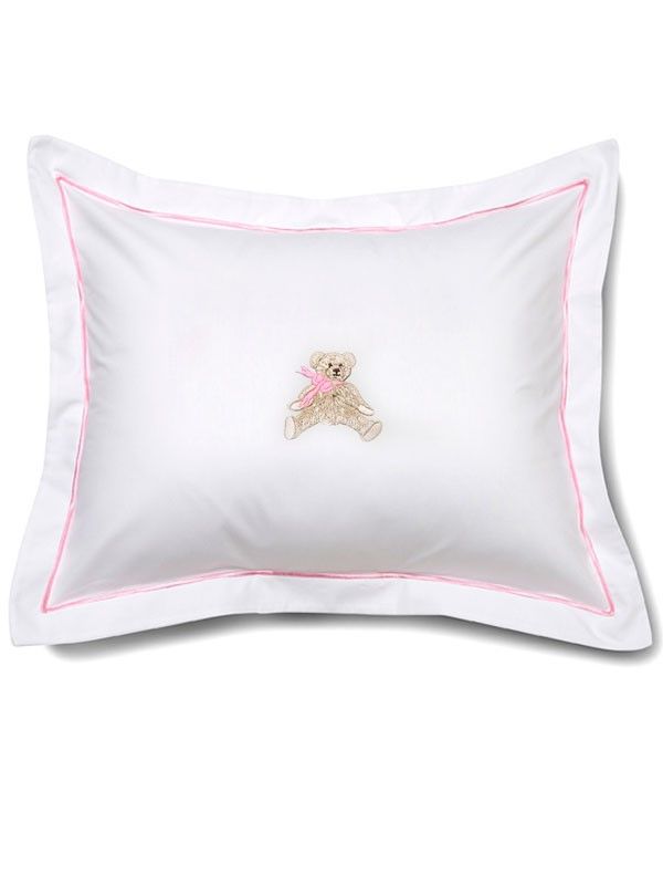 Baby Boudoir Pillow Cover - Bow Teddy